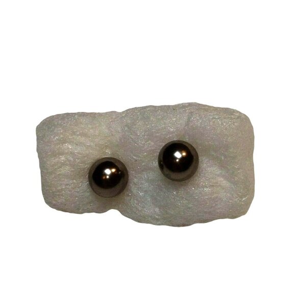 Pierced/Stud Silver Ball Earrings A286 - Picture 4 of 6